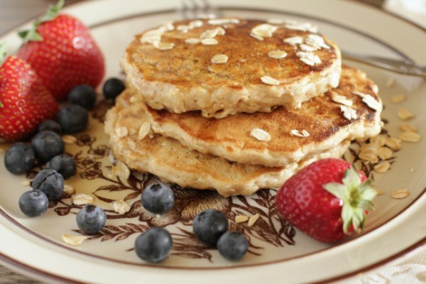 طريقة عمل بان كيك الشوفان الصحي