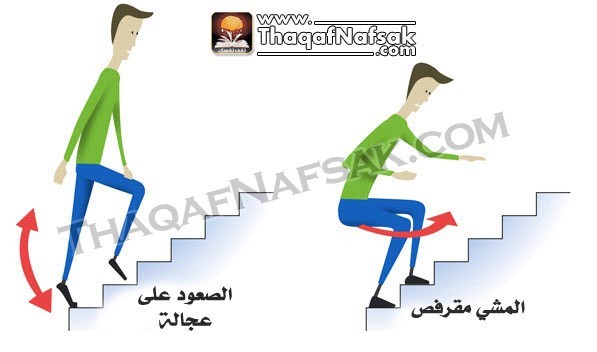 تمارين صعود السلم بالصور تمارين صعود السلم بالصور