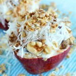 بالصور طريقة أكواب التفاح مع القرفة والمكسرات وجوز الهند