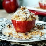 بالصور طريقة أكواب التفاح مع القرفة والمكسرات وجوز الهند