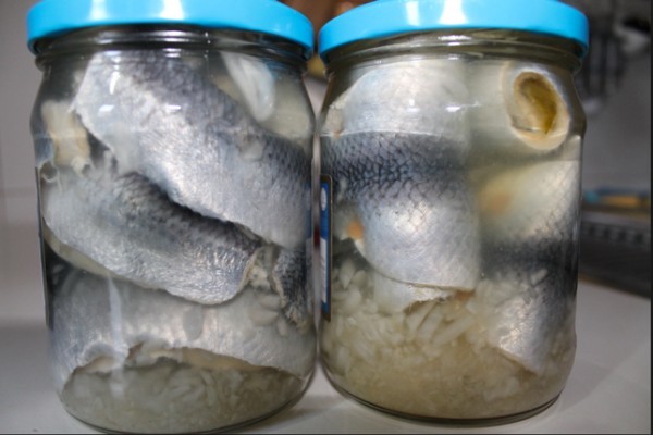 طريقة جديدة لعمل الرنجة بالصور ” مخلل الرنجة “