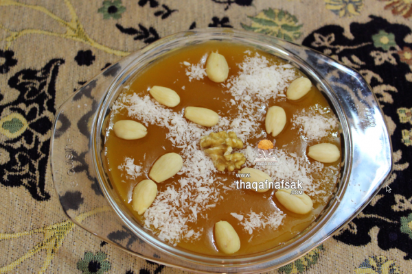 طريقة تحضير مهلبية قمر الدين ” فيديو”