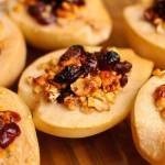 عشاء خفيف الكمثري بالجبن الريكفورد في الفرن عشاء خفيف الكمثري بالجبن الريكفورد في الفرن