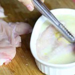 صدور دجاج مقرمشة بجبن البارميزان