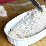 صدور دجاج مقرمشة بجبن البارميزان