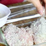 صدور دجاج مقرمشة بجبن البارميزان