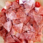 بالصور جهزي سلطة المكرونة “الباستا” مع شرائح اللحم