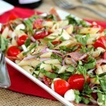 بالصور جهزي سلطة المكرونة “الباستا” مع شرائح اللحم