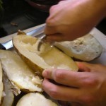 تحضير بطاطس مشوية بالفرن مع الجبن واللحم وصفة شهية