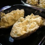 تحضير بطاطس مشوية بالفرن مع الجبن واللحم وصفة شهية