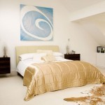 موديلات غرف نوم ذهبية اللون