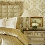 موديلات غرف نوم ذهبية اللون