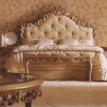 موديلات غرف نوم ذهبية اللون