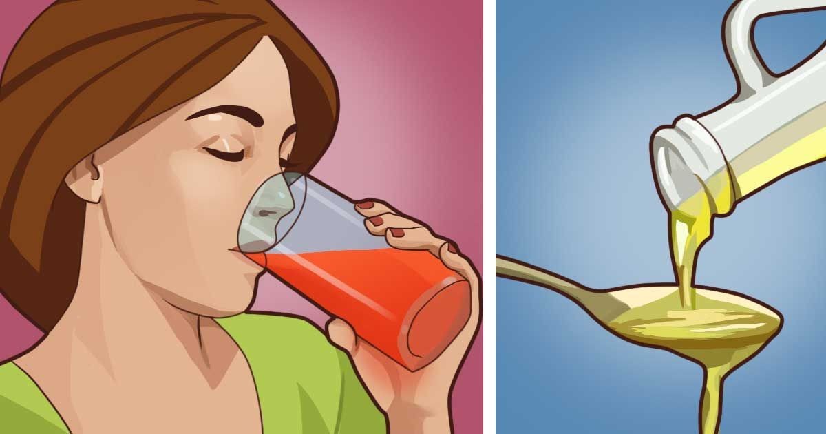 تأثير عصير الجريب فروت المدهش مع زيت الزيتون علي الجسم