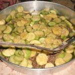 عمل كوسة بالبشاميل بالصور