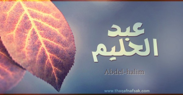 معنى اسم عبد الحليم وصفات حامل الاسم معنى اسم عبد الحليم وصفات حامل الاسم