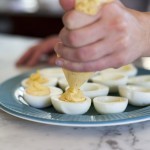 وصفة البيض المسلوق بكريمة الصفار