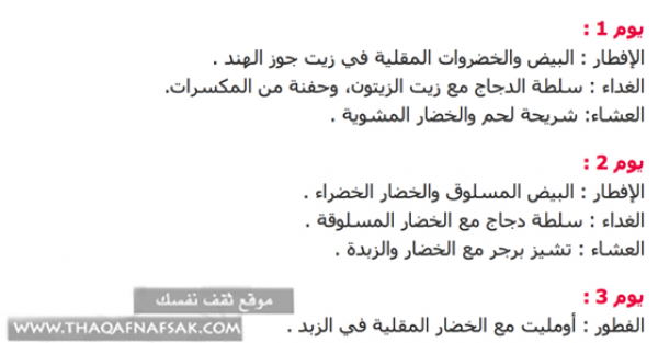 تفاصيل رجيم اتكنز والنظام الغذائي للتخسيس