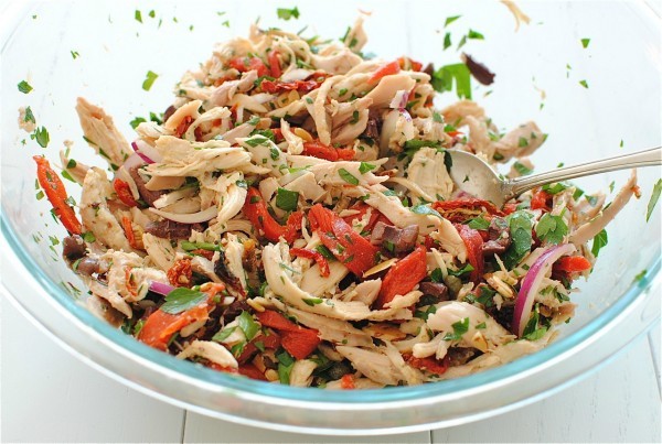 وصفة دايت لعمل سلطة الدجاج بالصور