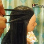 تسريحة شعر رائعة في خلال دقيقتين بالصور تسريحة شعر رائعة في خلال دقيقتين بالصور