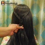 تسريحة شعر رائعة في خلال دقيقتين بالصور تسريحة شعر رائعة في خلال دقيقتين بالصور