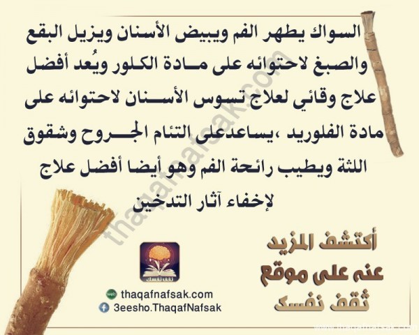 أهمية السواك وفوائده أهمية السواك وفوائده