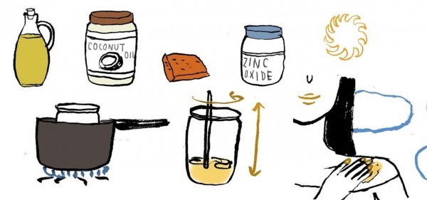 كيفية عمل واقي الشمس في المنزل بالصور ؟