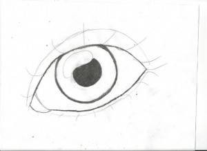 كيف ترسم عين حقيقية ؟