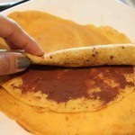 بالصور طريقة عمل كريب القرع والنوتيلا