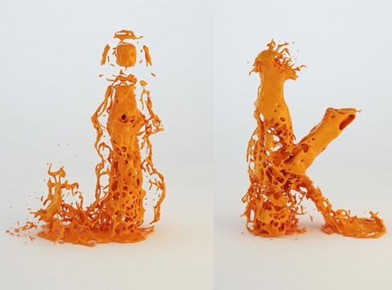 رسم الحروف الهجائية بالسوائل تجربة فريدة من نوعها