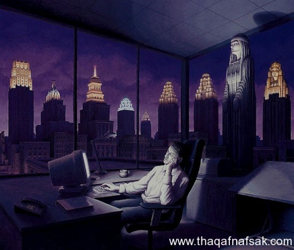 Rob Gonsalves رسام كندى يمزج الواقع و الخيال في لوحاته Rob Gonsalves رسام كندى يمزج الواقع و الخيال في لوحاته