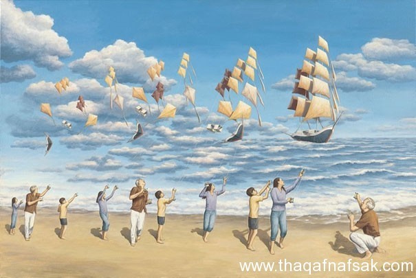 Rob Gonsalves رسام كندى يمزج الواقع و الخيال في لوحاته Rob Gonsalves رسام كندى يمزج الواقع و الخيال في لوحاته