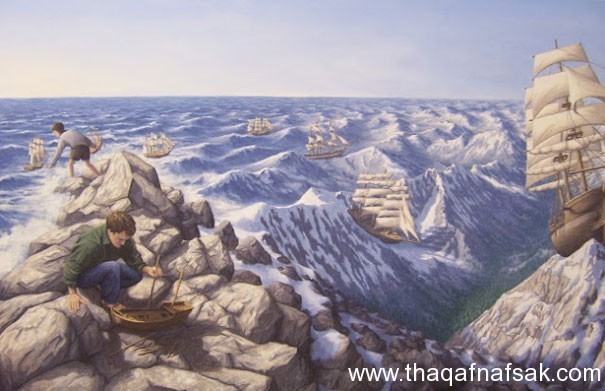Rob Gonsalves رسام كندى يمزج الواقع و الخيال في لوحاته Rob Gonsalves رسام كندى يمزج الواقع و الخيال في لوحاته