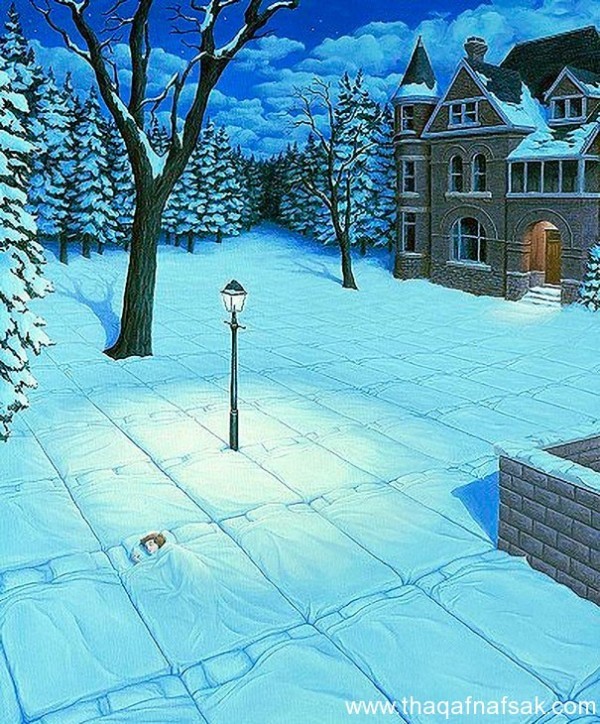 Rob Gonsalves رسام كندى يمزج الواقع و الخيال في لوحاته Rob Gonsalves رسام كندى يمزج الواقع و الخيال في لوحاته