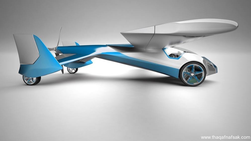 طراز جديد من السيارة الطائرة ..