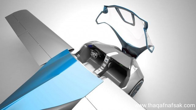 طراز جديد من السيارة الطائرة ..