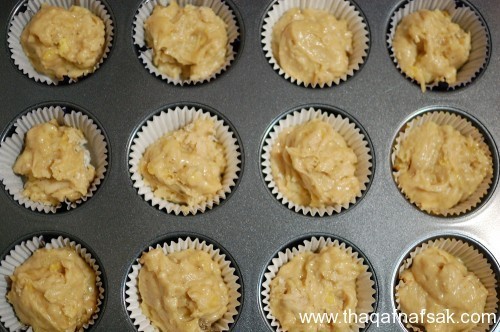 وصفة عمل كب كيك الموز الشهية