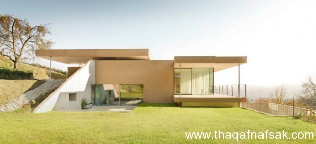 جمال الهندسة المعمارية لمنزل في النمسا