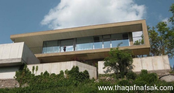 جمال الهندسة المعمارية لمنزل في النمسا