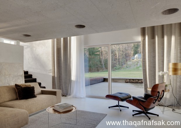 جمال الهندسة المعمارية لمنزل في النمسا