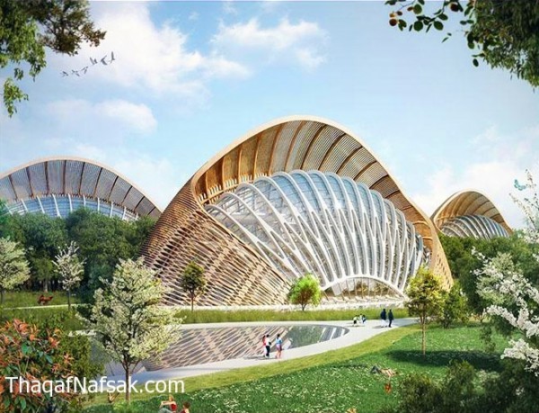 روعة التصميم المعماري في مدينة الزراعة في الصين روعة التصميم المعماري في مدينة الزراعة في الصين