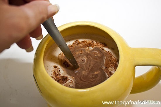 طريقة تحضير قهوة الشيكولاتة