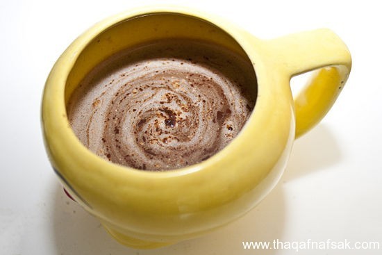 طريقة تحضير قهوة الشيكولاتة