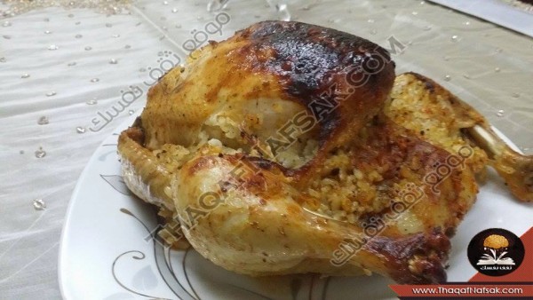 بالصور حضري الفراخ المحشية بالأرز في الفرن بالكيس الحراري بالصور حضري الفراخ المحشية بالأرز في الفرن بالكيس الحراري