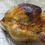بالصور حضري الفراخ المحشية بالأرز في الفرن بالكيس الحراري
