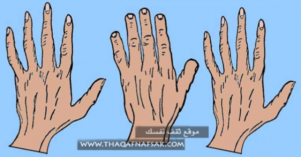 بالصور ماذا تقول يدك عن شخصيتك ؟ بالصور ماذا تقول يدك عن شخصيتك ؟