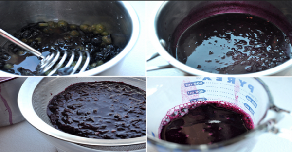 طريقة عمل عصير العنب بالصور