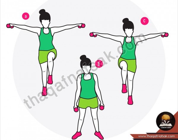 10 تمارين لتحريك وتقويه عضلات الجسم كاملة بالصور 10 تمارين لتحريك وتقويه عضلات الجسم كاملة بالصور