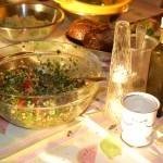 طريقة عمل التبولة اللبنانية بالصور