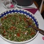 طريقة عمل التبولة اللبنانية بالصور